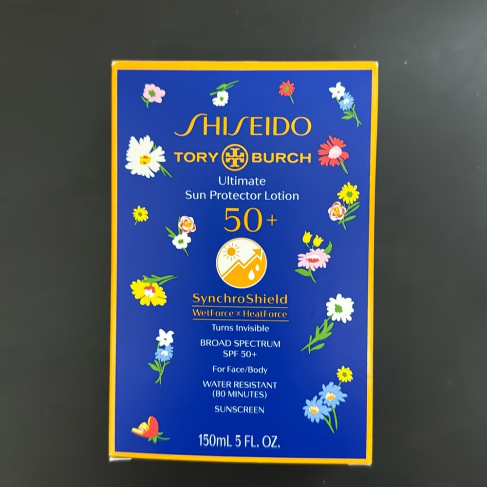 New Tory Burch Shiseido ultimate sun protector lotion 50+ sunscreen 150ml